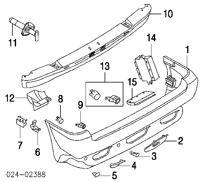 Consola traseira central de sensor de estacionamento BMW 51128268367 preço, a partir de 79,03 USD