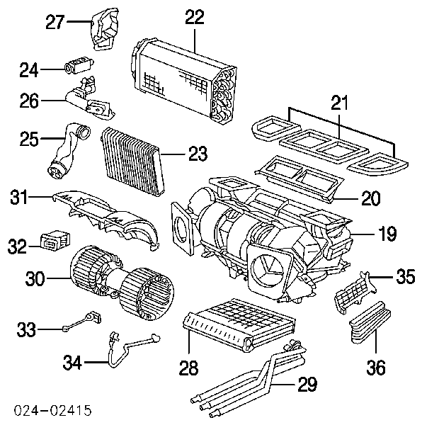 64118372493 BMW Motor de ventilador de forno (de aquecedor de salão)