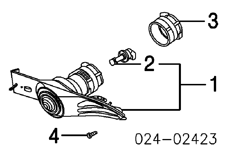 63178379684 BMW Luzes de nevoeiro direitas
