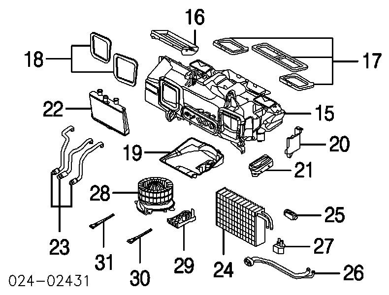 64116913401 BMW Motor de ventilador de forno (de aquecedor de salão)