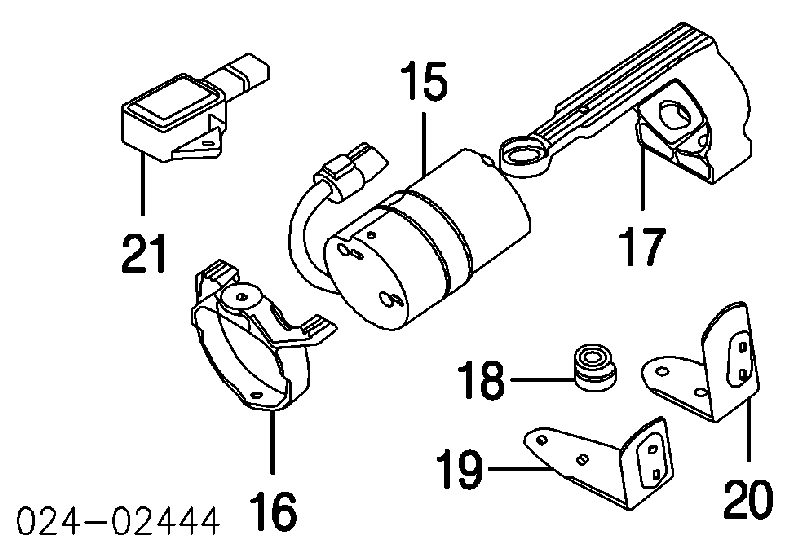 34526757406 BMW Sensor de frequência de rotação DSC