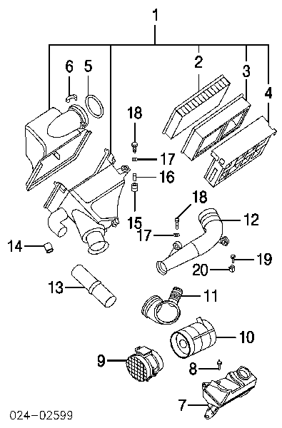 13547505836 BMW Cano derivado de ar, da válvula de borboleta