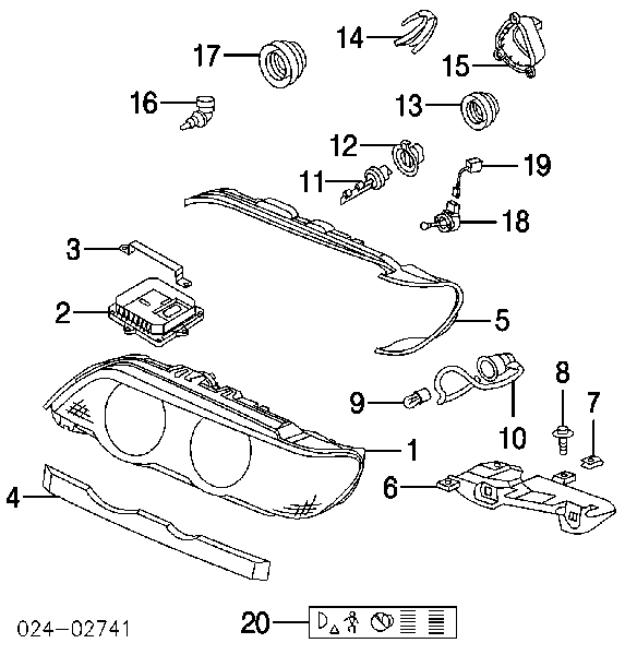 Unidade de encendido (xénon) Volvo 30859759 preço, a partir de 71,18 USD