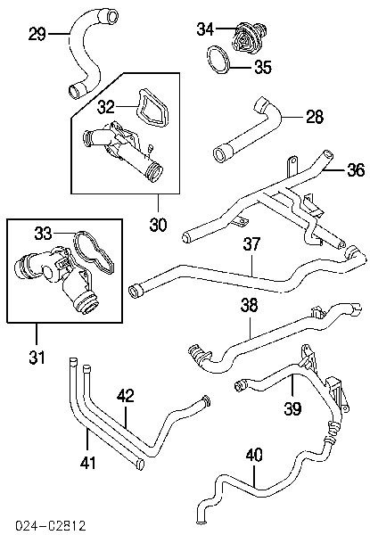 11531740478 BMW Tampa do termostato