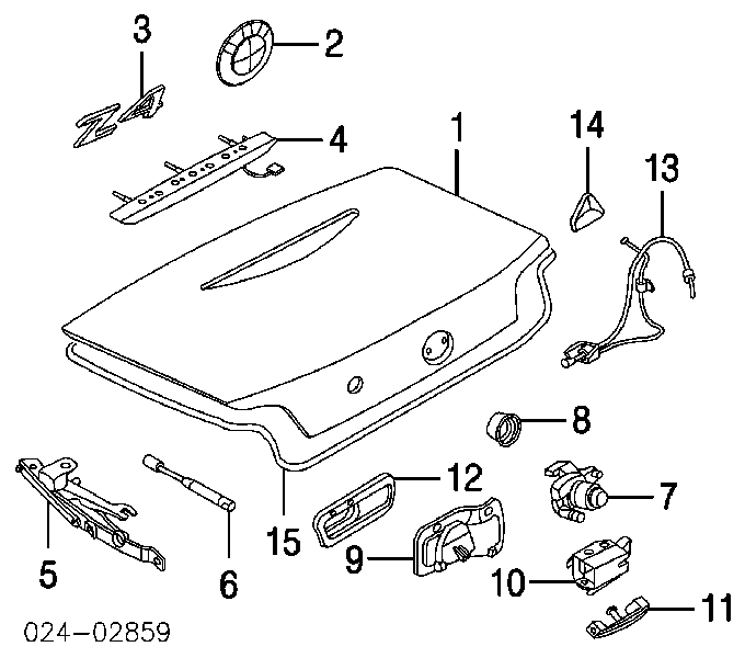 65779119743 BMW Sensor AIRBAG dianteiro