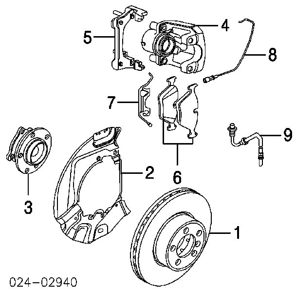 31226765601 BMW Cubo dianteiro