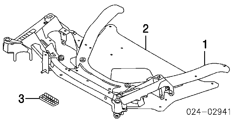 31116782458 BMW Viga de suspensão dianteira (plataforma veicular)