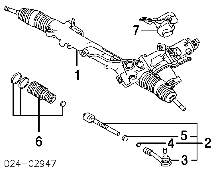 Compre 32136753546 BMW Bota de proteção do mecanismo de direção (de cremalheira)