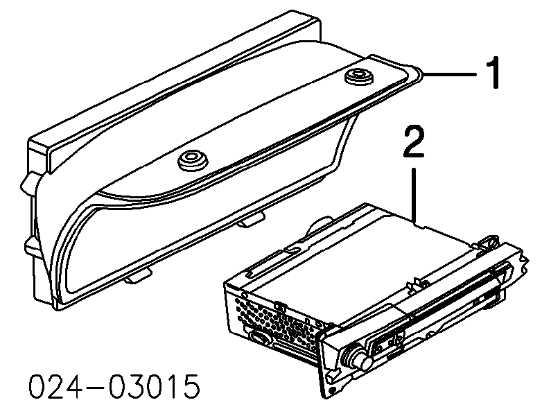 65129117532 BMW Aparelhagem de som (rádio AM/FM)