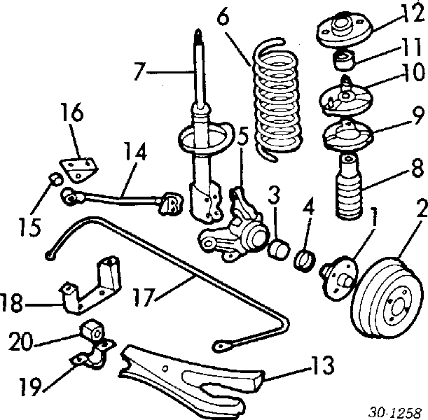 4021401E10 Nissan/Infiniti Rolamento de cubo dianteiro