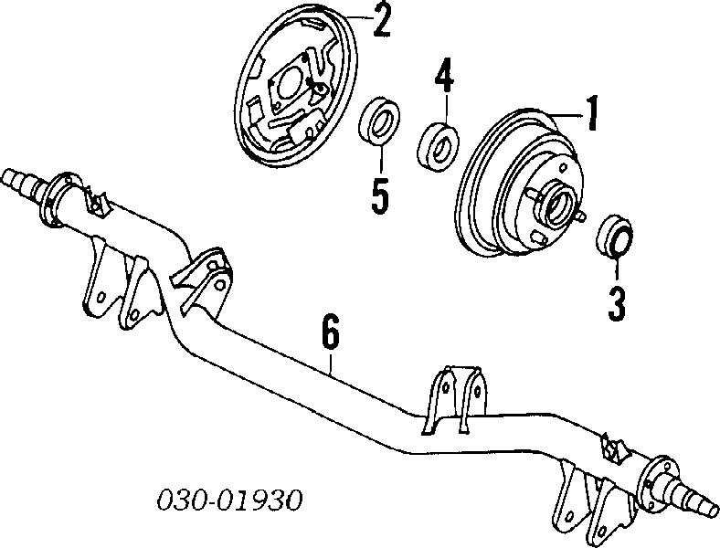 A0069811605 Mercedes Rolamento externo de cubo traseiro