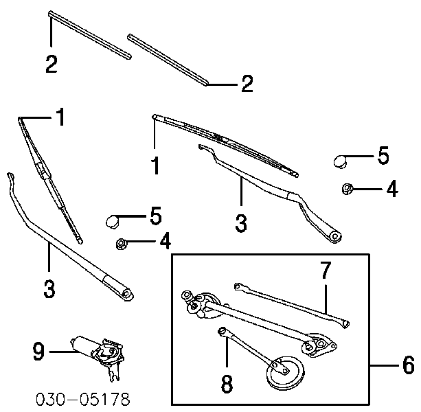 Trapézio de limpador pára-brisas para Nissan Murano  Z50