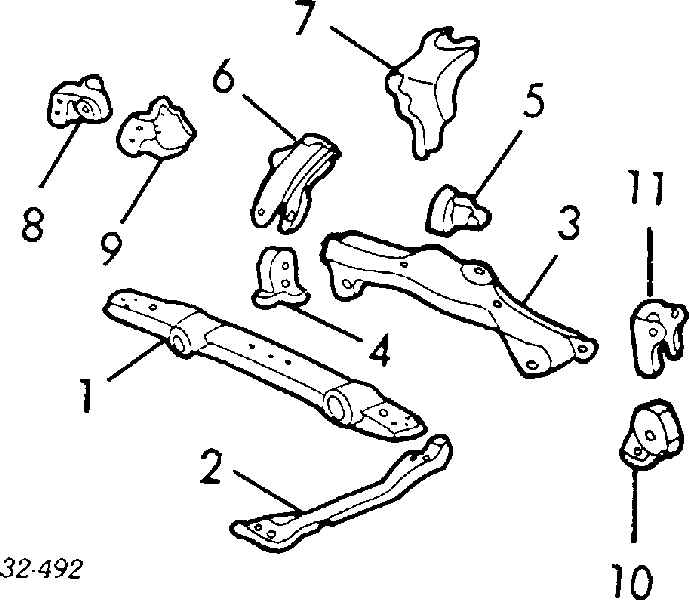 70409 Impergom Coxim (suporte) dianteiro de motor