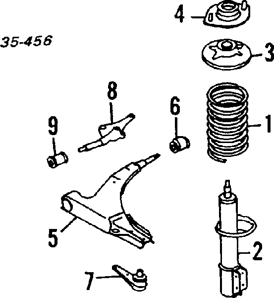 B00133047 Mazda Rolamento de cubo dianteiro