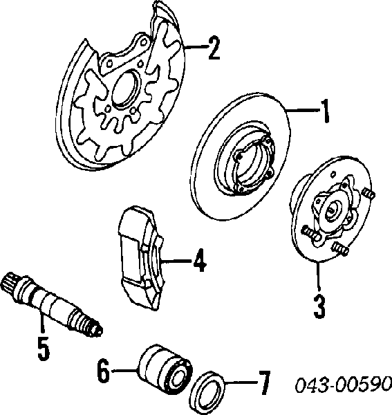 Vedação interna de cubo traseiro Subaru 28015AA100 preço, a partir de 9,40 USD