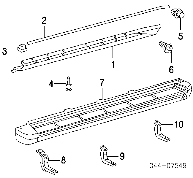 Cápsula (prendedor) de fixação do forro do pára-choque do pára-lama dianteiro Toyota 9046707188 preço, a partir de 1,88 USD