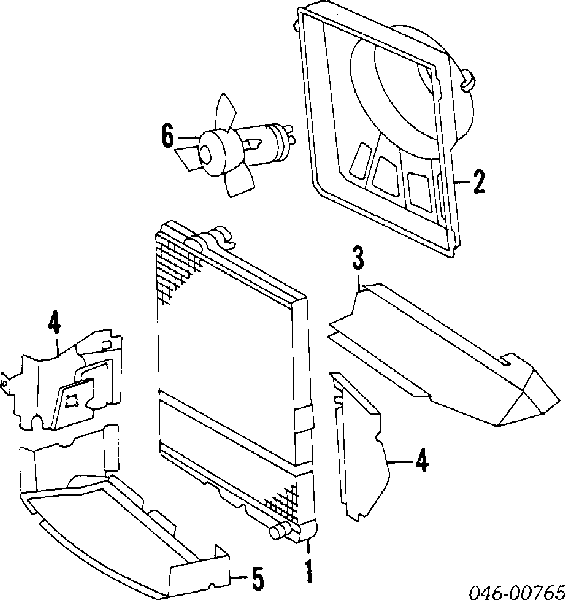 323959455A VAG Motor de ventilador do sistema de esfriamento