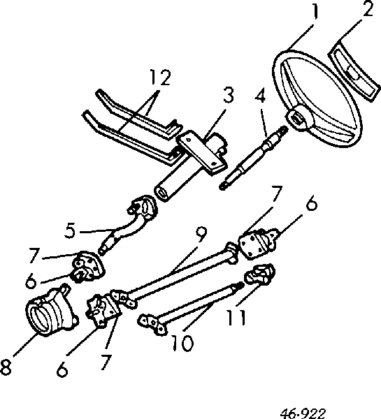 Trinco de fecho de ignição para Volkswagen Transporter T3 24, 25, 251