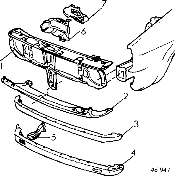 191805681J VAG Proteção de motor dianteira