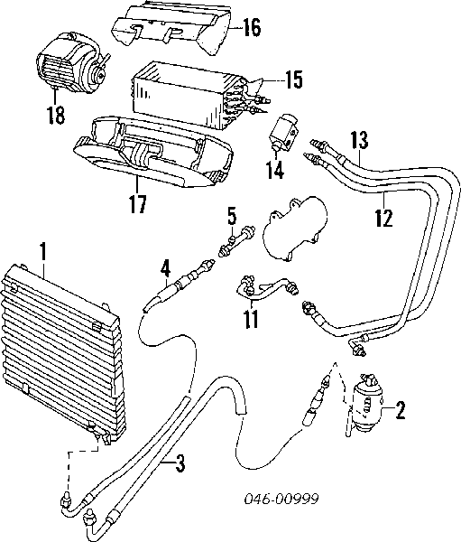 Tanque de recepção do secador de aparelho de ar condicionado Ford 1666196 preço, a partir de 10,91 USD