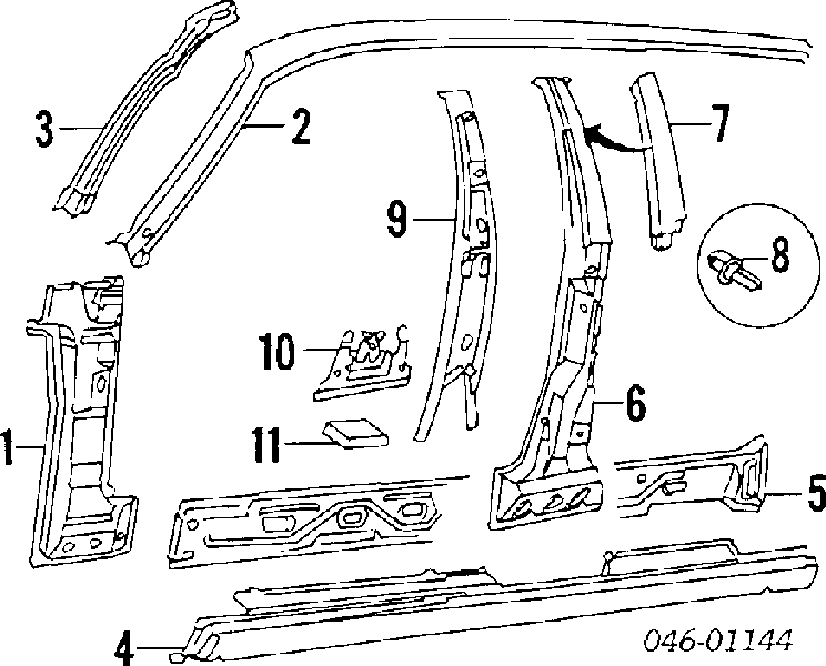 357809675 VAG Acesso externo esquerdo
