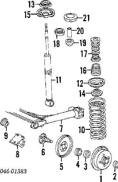 Suporte de amortecedor traseiro VAG 321512335 preço, a partir de 6,84 USD