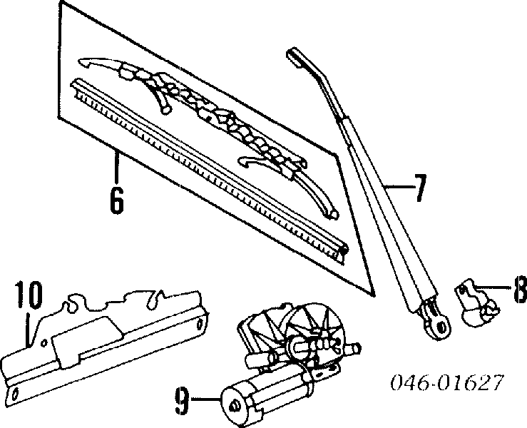 333955985 VAG Injetor de fluido para lavador de vidro traseiro