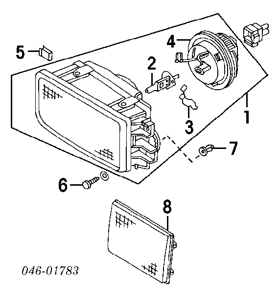 3A0941700 VAG Luzes de nevoeiro direitas
