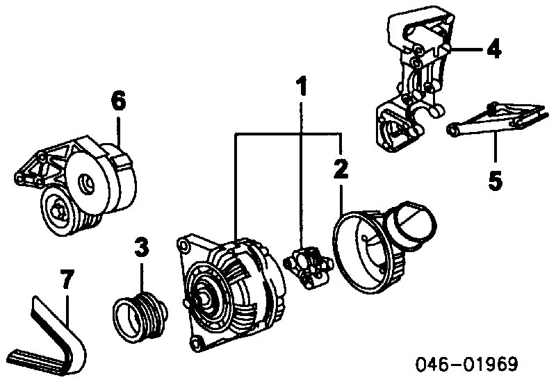 021903025C VAG Gerador