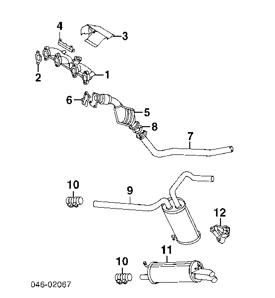 3B0131089AX VAG Convertidor - catalisador