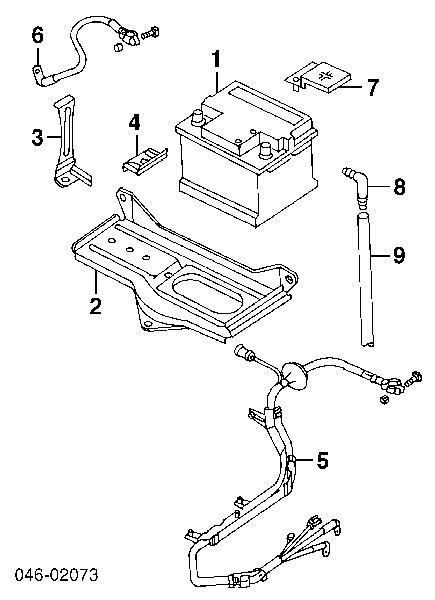 4B1805213 VAG Cárter de bateria recarregável (PILHA)
