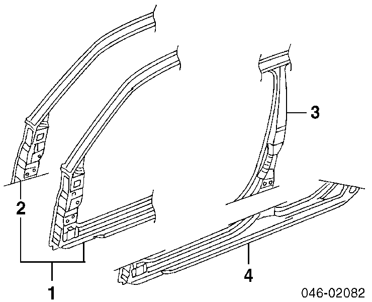 3B5809848A VAG Acesso externo direito