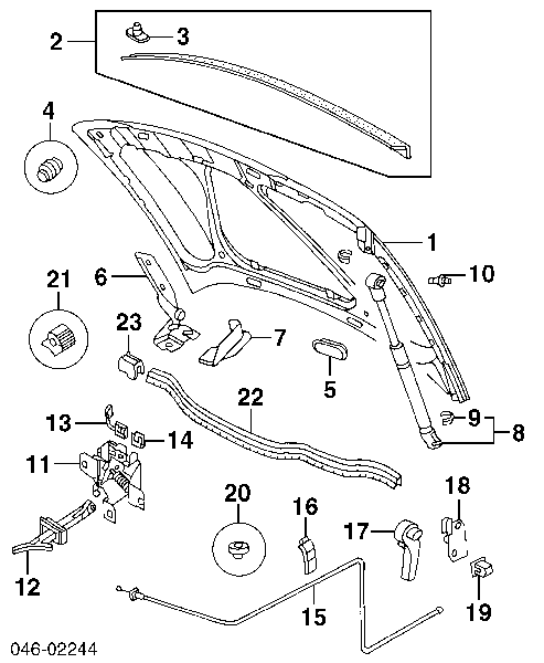  Capota Volkswagen Golf IV hatchback (1J1) (1997 - 2008) IV