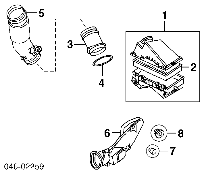 071906461AX VAG Sensor de fluxo (consumo) de ar, medidor de consumo M.A.F. - (Mass Airflow)