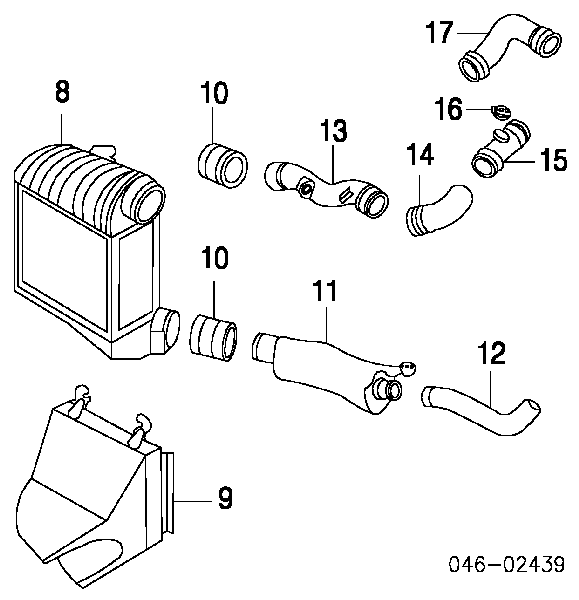 30848 NRF Radiador de intercooler