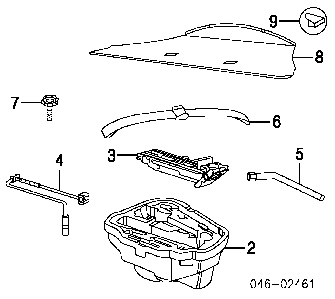 Chave para os pneus (de encaixe) 4D0012219A VAG