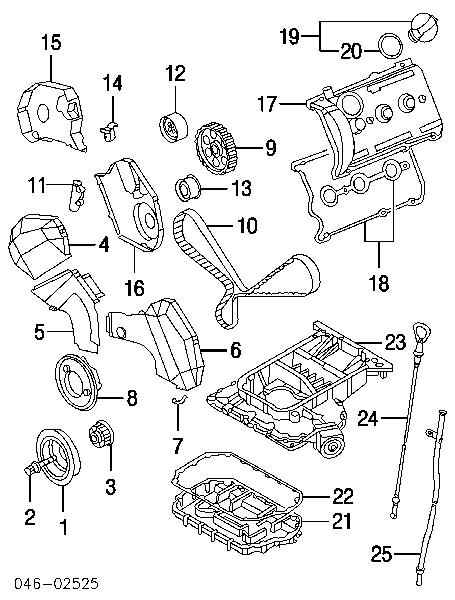 078103604AC VAG Panela de óleo de cárter do motor, parte inferior