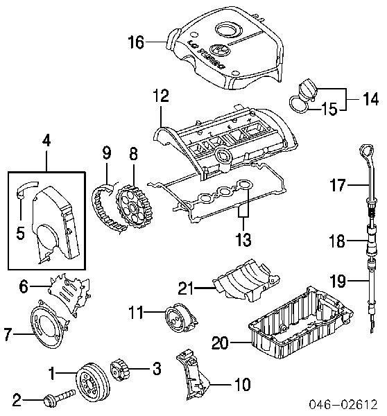 84709 3RG Panela de óleo de cárter do motor