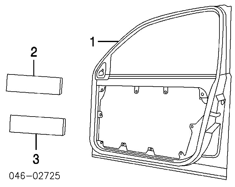 3B4831052BE VAG Porta dianteira direita