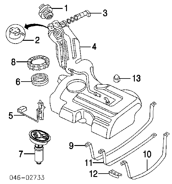 Sensor do nível de combustível no tanque VAG 3B0919673S preço, a partir de 222,97 USD