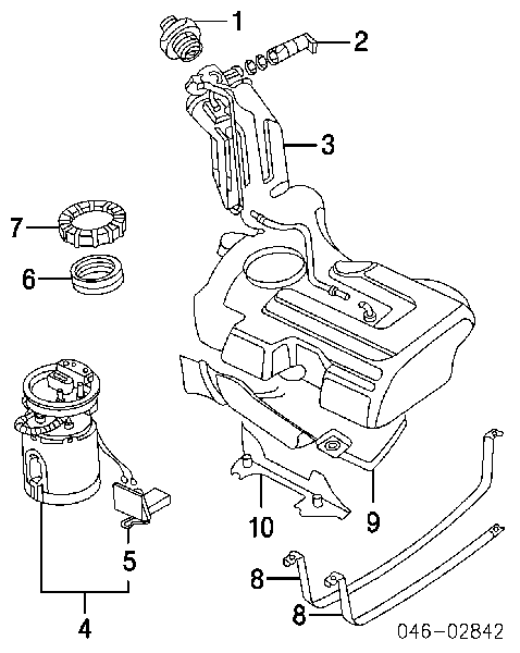 Sensor do nível de combustível no tanque VAG 8L0919673E preço, a partir de 22,52 USD