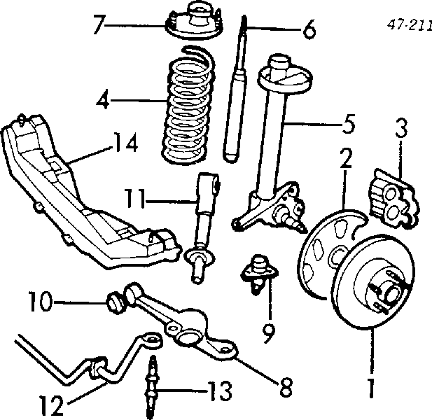 36000062 Volvo Amortecedor dianteiro