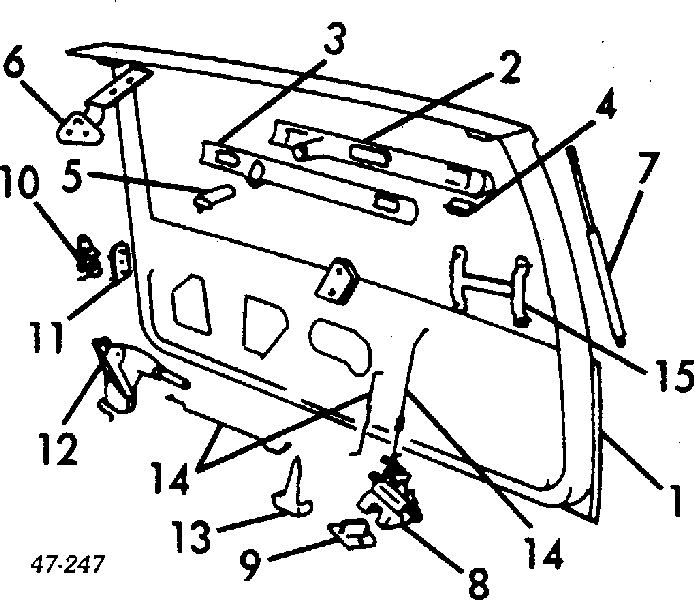 Compre 1355263 Volvo Amortecedor de tampa de porta-malas (de 3ª/5ª porta traseira)