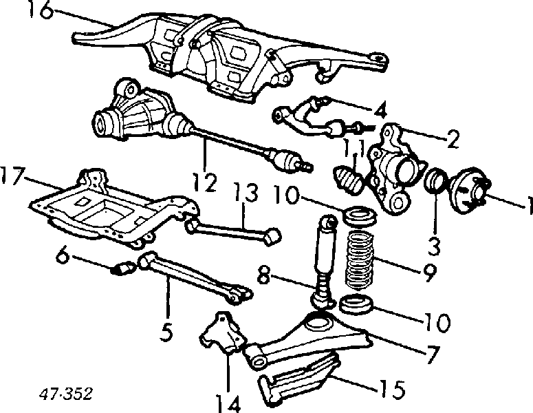 9140844 Volvo Rolamento de cubo traseiro