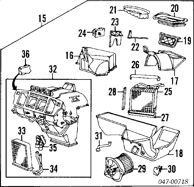 6849562 Volvo Motor de ventilador de forno (de aquecedor de salão)
