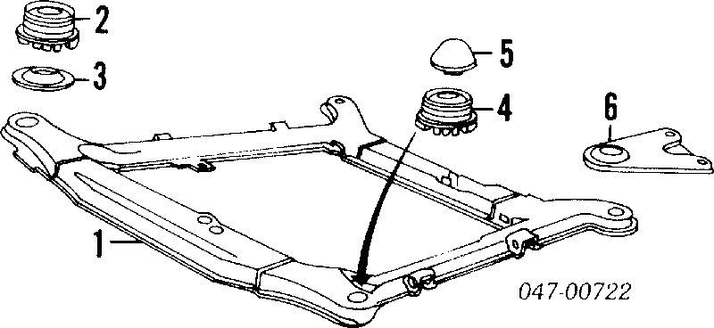 Bloco silencioso (coxim) de viga dianteira (de plataforma veicular) Volvo 3507923 preço, a partir de 17,94 USD