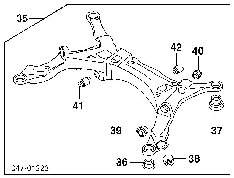 Bloco silencioso de viga traseira (de plataforma veicular) Volvo 9169204 preço, a partir de 7,50 USD
