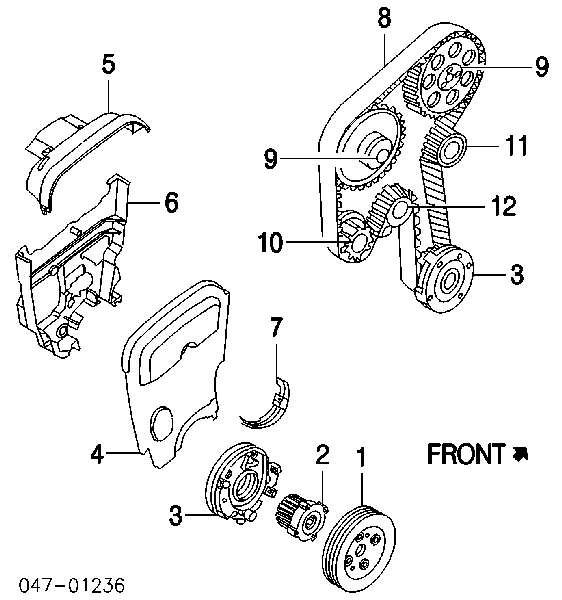 Correia do mecanismo de distribuição de gás Volvo 274338 preço, a partir de 28,03 USD