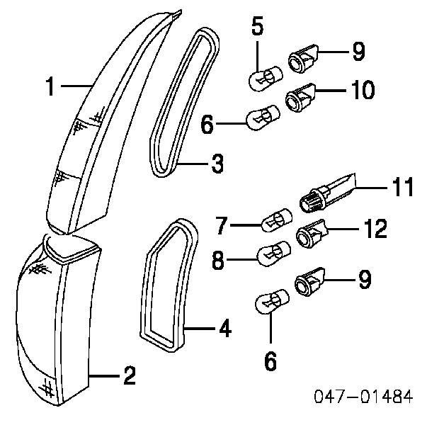 94748514 Volvo Lanterna traseira direita