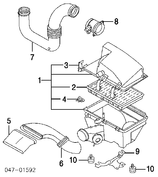 Sensor de fluxo (consumo) de ar, medidor de consumo M.A.F. - (Mass Airflow) Volvo 8670398 preço, a partir de 42,21 USD